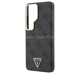 CG MOBILE Samsung S26 Ultra GUESS 4G TRIANGLE LOGO MAGSAFE szilikon telefonvédő ütésállóság, mágneses, FEKETE GUHMS26LP4GTDGMK small