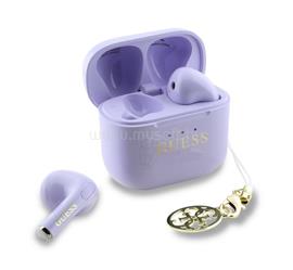 CG MOBILE GUESS CLASSIC LOGO CHARM bluetooth fülhallgató SZTEREO v5.4, mikrofon + töltőtok, LILA GUTWSXMCCLU small
