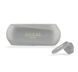 CG MOBILE GUESS ELONGATED METALLIC bluetooth fülhallgató SZTEREO v5.3, zajszűrő + töltőtok, SZÜRKE GUTWSC2MCDSE small