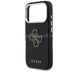 CG MOBILE Redmi 15 4G / 15 5G GUESS FW RESIN LOGO szilikon telefonvédő ütésállóság, bőr hatású hátlap, FEKETE GUHCP17L5PS4RGGK small