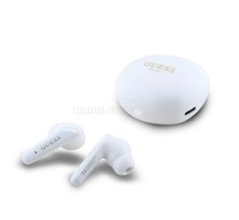 CG MOBILE GUESS GLOSSY CLASSIC LOGO bluetooth fülhallgató SZTEREO v5.4, mikrofon + töltőtok, FEHÉR GUTWST7FCEEH small