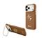 CG MOBILE iPhone 18 Pro Max GUESS GRAINED BIG 4G & STAND CAMERA szilikon telefonvédő műanyag hátlap, kitámasztó, BARNA GUHCP17XPCS4GSW small