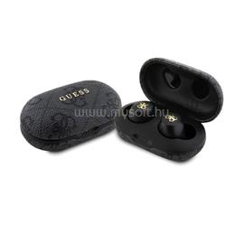 CG MOBILE GUESS 4G METAL LOGO bluetooth fülhallgató SZTEREO v5.3, IPX5 vízálló + töltőtok, FEKETE GUTWSP4EGK small