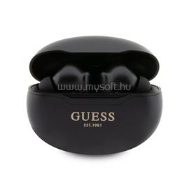 CG MOBILE GUESS METALIC FINISH bluetooth fülhallgató SZTEREO v5.3, mikrofon + töltőtok, FEKETE GUTWST50EK small