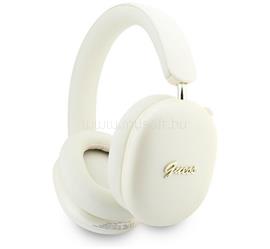 CG MOBILE GUESS METALLIC EFFECT METAL SCRIPT LOGO bluetooth fejhallgató SZTEREO v5.4, mikrofon, BÉZS GUBHP10HMBSE small