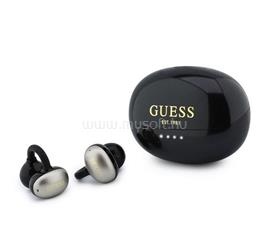 CG MOBILE GUESS METALLIC FINISH CLASSIC bluetooth fülhallgató SZTEREO (v6.0, TWS, fülre csíptethető, mikrofon + töltőtok) FEKETE GUTWSOL3MEGK small