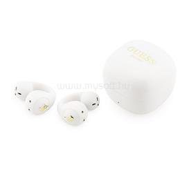 CG MOBILE GUESS MINI CLASSIC LOGO bluetooth fülhallgató SZTEREO (v6.0, TWS, fülre csíptethető, mikrofon + töltőtok) FEHÉR GUTWSW85LEEH small
