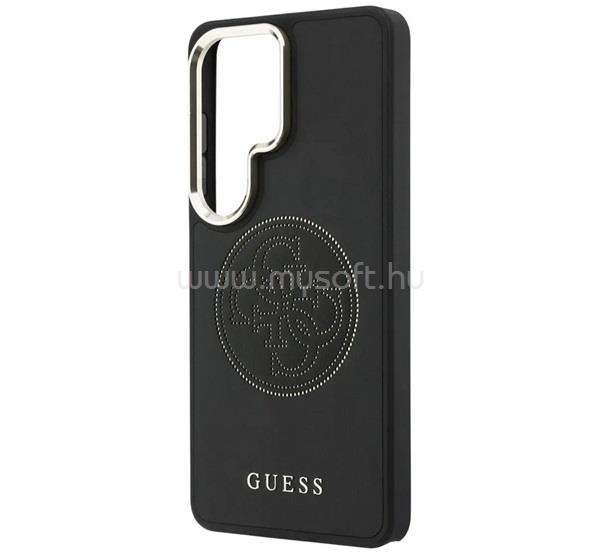 CG MOBILE Samsung S26 Ultra GUESS PERFORATED LOGO MAGSAFE szilikon telefonvédő ütésállóság, mágneses, FEKETE