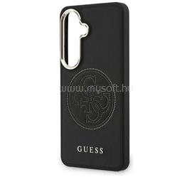 CG MOBILE Samsung S26 GUESS PERFORATED LOGO MAGSAFE szilikon telefonvédő ütésállóság, mágneses, FEKETE GUHMS26S5PG4SRGK small