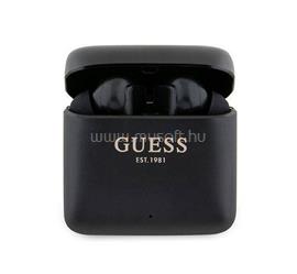 CG MOBILE GUESS PRINTED LOGO bluetooth fülhallgató SZTEREO v5.1, mikrofon + töltőtok, FEKETE GUTWSSU20ALEGK small