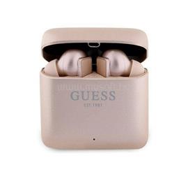 CG MOBILE GUESS PRINTED LOGO bluetooth fülhallgató SZTEREO v5.1, mikrofon + töltőtok, ROZÉARANY GUTWSSU20ALEGP small
