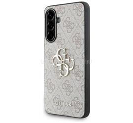 CG MOBILE Samsung A56 5G GUESS PU 4G METAL LOGO műanyag telefonvédő ütésállóság, bőr hatású hátlap, RÓZSASZÍN GUHCSA564GMGPI small