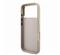 CG MOBILE GUESS PU 4G METAL LOGO STRAP műanyag telefonvédő ütésállóság, bőr hatású hátlap + kézpánt, RÓZSASZÍN GUHCP18XP4GMGSCP small
