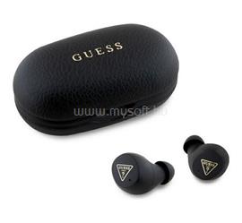 CG MOBILE GUESS PU GRAINED bluetooth fülhallgató SZTEREO v5.3, IPX5 + töltőtok, FEKETE GUTWSPGTSPSK small