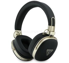 CG MOBILE GUESS PU Grained Triangle Gold Metal Logo bluetooth fejhallgató SZTEREO v5.4, zajszűrő, FEKETE GUBHP72PGTCSK small
