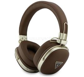 CG MOBILE GUESS PU Grained Triangle Gold Metal Logo bluetooth fejhallgató SZTEREO v5.4, zajszűrő, SÖTÉTBARNA GUBHP72PGTCSW small