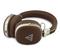 CG MOBILE GUESS PU Grained Triangle Gold Metal Logo bluetooth fejhallgató SZTEREO v5.4, zajszűrő, SÖTÉTBARNA GUBHP72PGTCSW small