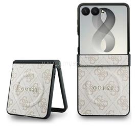 CG MOBILE Samsung Z Flip8 GUESS PU LEATHER 4G MAGNETIC műanyag telefonvédő ütésállóság, mágneses, RÓZSASZÍN GUHMZF8P4MSEGCP small