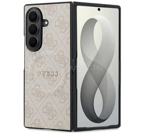 CG MOBILE Samsung Z Fold8 GUESS PU LEATHER 4G MAGNETIC műanyag telefonvédő ütésállóság, mágneses, RÓZSASZÍN