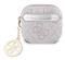 CG MOBILE GUESS SCRIPT CHARMS szilikon tok textil minta, telefondísz, RÓZSASZÍN Apple AirPods 4 GUA4P4E4CDP small