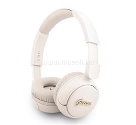 CG MOBILE GUESS SCRIPT METAL LOGO bluetooth fejhallgató SZTEREO v5.3, IPX4 vízálló, BÉZS GUBHV6SCE small