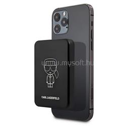 CG MOBILE KARL LAGERFELD IKONIK vésztöltő Type-C aljzat 3000mAh, LED jelzés, FEKETE KLPBMSOIBK small