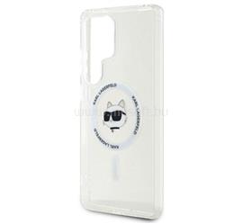 CG MOBILE Samsung S25 Ultra KARL LAGERFELD IML CHOUPETTE HEAD MAGSAFE szilikon telefonvédő ütésállóság, MagSafe, ÁTLÁTSZÓ KLHMS25LHLSCHH small