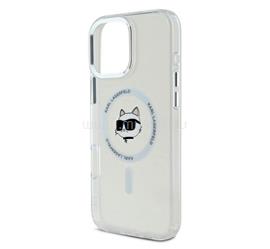 CG MOBILE KARL LAGERFELD IML CHOUPETTE HEAD METAL FRAME MAGSAFE szilikon telefonvédő ütésállóság, MagSafe, ÁTLÁTSZÓ KLHMP16XHLSCHH small