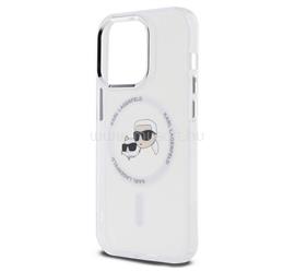 CG MOBILE iPhone 15 Pro KARL LAGERFELD IML K&CH HEADS METAL FRAME MAGSAFE szilikon telefonvédő ütésállóság, MagSafe, ÁTLÁTSZÓ KLHMP15LHLSKCH small