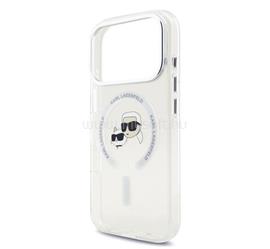 CG MOBILE iPhone 18 Pro KARL LAGERFELD IML K&CH HEADS METAL FRAME MAGSAFE szilikon telefonvédő ütésállóság, MagSafe, ÁTLÁTSZÓ KLHMP17LHLSKCH small
