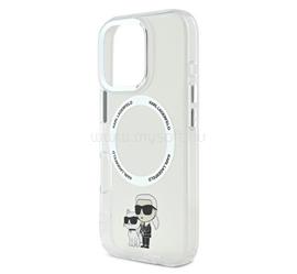 CG MOBILE iPhone 16 Pro Max KARL LAGERFELD IML KARL AND CHOUPETTE MAGSAFE szilikon telefonvédő ütésállóság, MagSafe, ÁTLÁTSZÓ KLHMP16XHNKCIT small