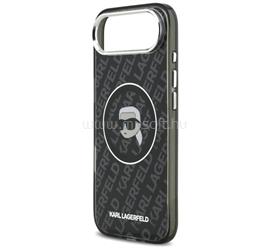 CG MOBILE iPhone Air KARL LAGERFELD IML KARL HEAD LOGO MAGSAFE szilikon telefonvédő ütésállóság, MagSafe, FEKETE KLHMP17MHMKBKHOK small