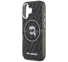 CG MOBILE iPhone 17 KARL LAGERFELD IML KARL HEAD LOGO MAGSAFE szilikon telefonvédő ütésállóság, MagSafe, FEKETE KLHMP17SHMKBKHOK small