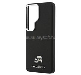 CG MOBILE Samsung S26 Ultra KARL LAGERFELD K&C HEAD PIN MAGSAFE szilikon telefonvédő ütésállóság, mágneses, FEKETE KLHMS26L6PFKCLK small