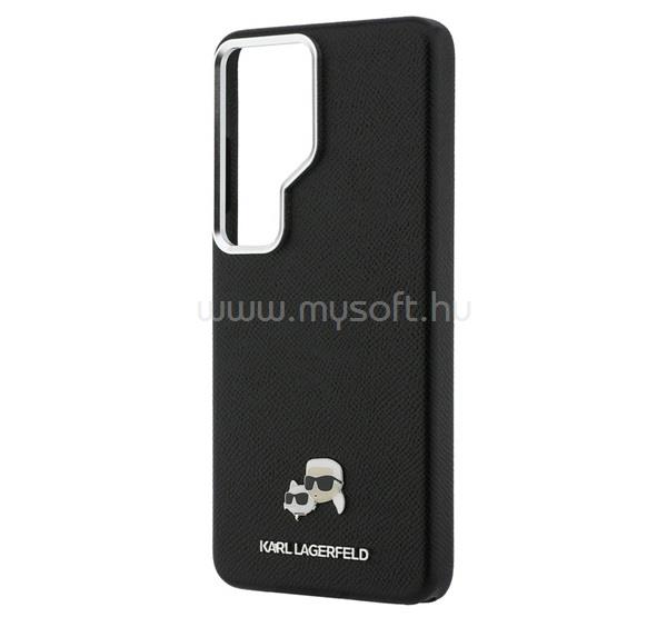 CG MOBILE Samsung S26 Ultra KARL LAGERFELD K&C HEAD PIN MAGSAFE szilikon telefonvédő ütésállóság, mágneses, FEKETE