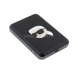 CG MOBILE KARL LAGERFELD KARL HEAD PIN vésztöltő Type-C aljzat 5000mAh, LED jelzés, FEKETE KLPB5FPGKSKIHK small