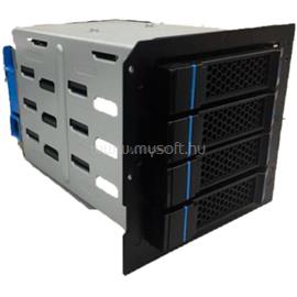 CHENBRO New Cage, 3.5" HDD, w/ 4-port 12Gbps SAS&SATA BP & 80mm Fan, Tool-less T 384-10501-2102A0 small