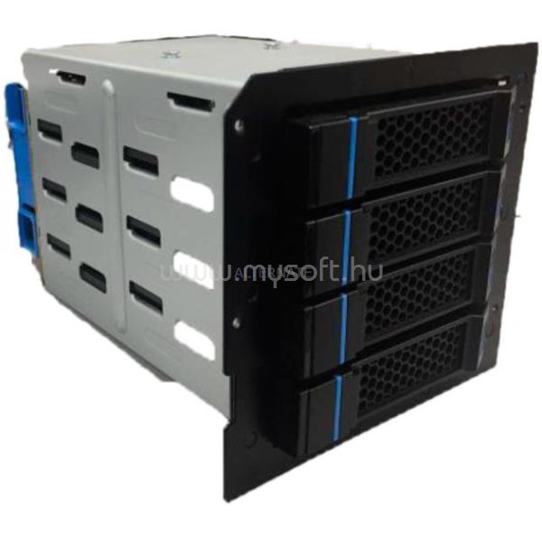 CHENBRO New Cage, 3.5" HDD, w/ 4-port 12Gbps SAS&SATA BP & 80mm Fan, Tool-less T