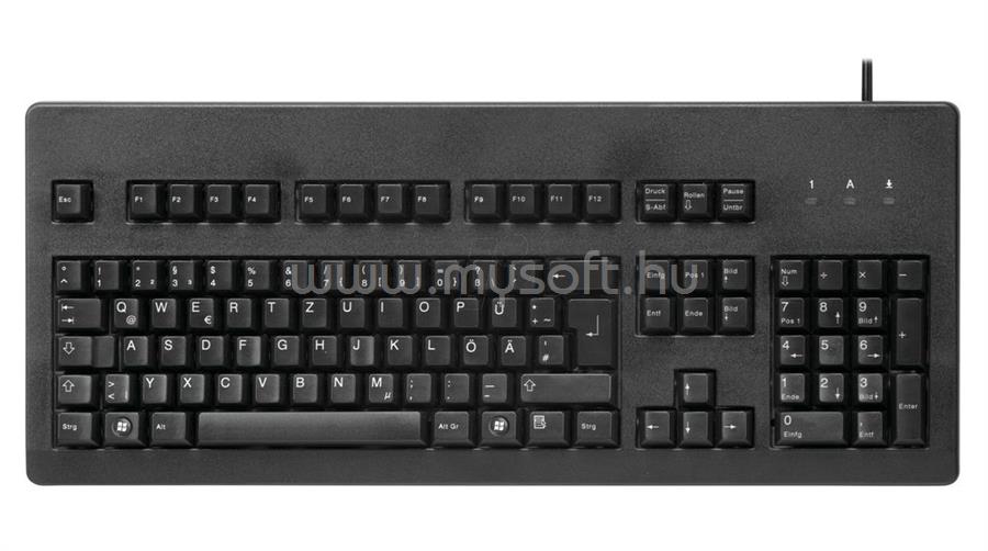 CHERRY G80-3000 billentyűzet PS/2 DE (fekete)