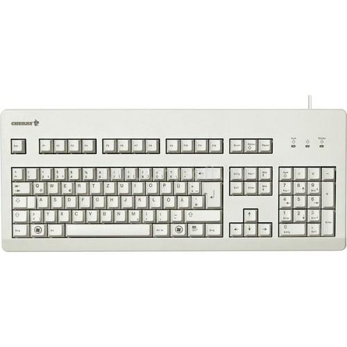 CHERRY G80-3000 USB, PS/2 vezetékes billentyűzet angol lokalizáció (világosszürke)