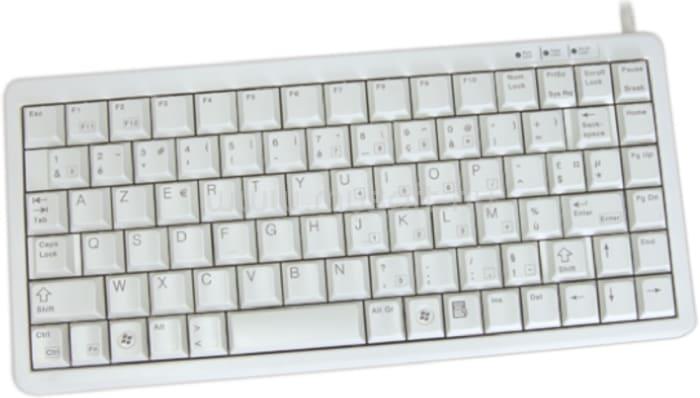 CHERRY G84-4100 billentyűzet USB/PS/2 FR (fehér)