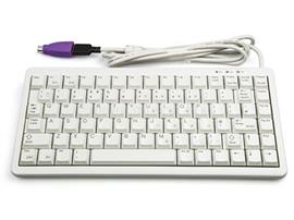 CHERRY G84-4100 COMPACT USB, PS/2 vezetékes billentyűzet angol lokalizáció (világosszürke) G84-4100LCAGB-0 small