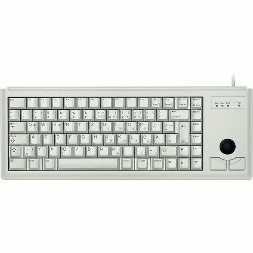 CHERRY G84-4400 COMPACT TRACKBALL vezetékes billentyűzet német lokalizáció (szürke)