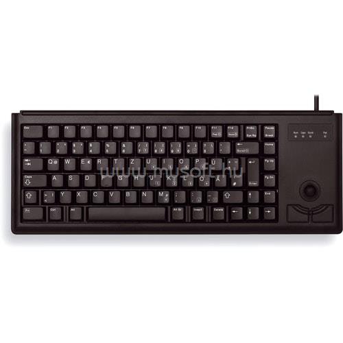 CHERRY G84-4400 TRACKBALL vezetékes billentyűzet amerikai angol lokalizáció (fekete)