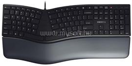 CHERRY KC 4500 ERGO vezetékes billentyűzet amerikai angol lokalizáció (fekete) JK-4500EU-2 small