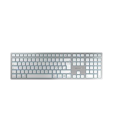 CHERRY KW 9100 SLIM MAChez vezeték nélküli billentyűzet angol lokalizáció (ezüst)