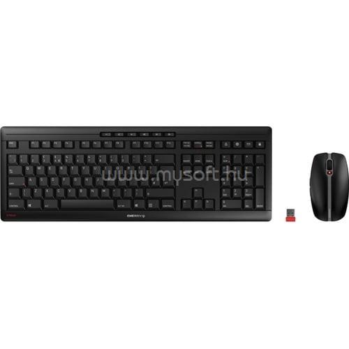 CHERRY STREAM DESKTOP UK LAYOUT KEYBOARD AND MOUSE SET USB BLACK UK