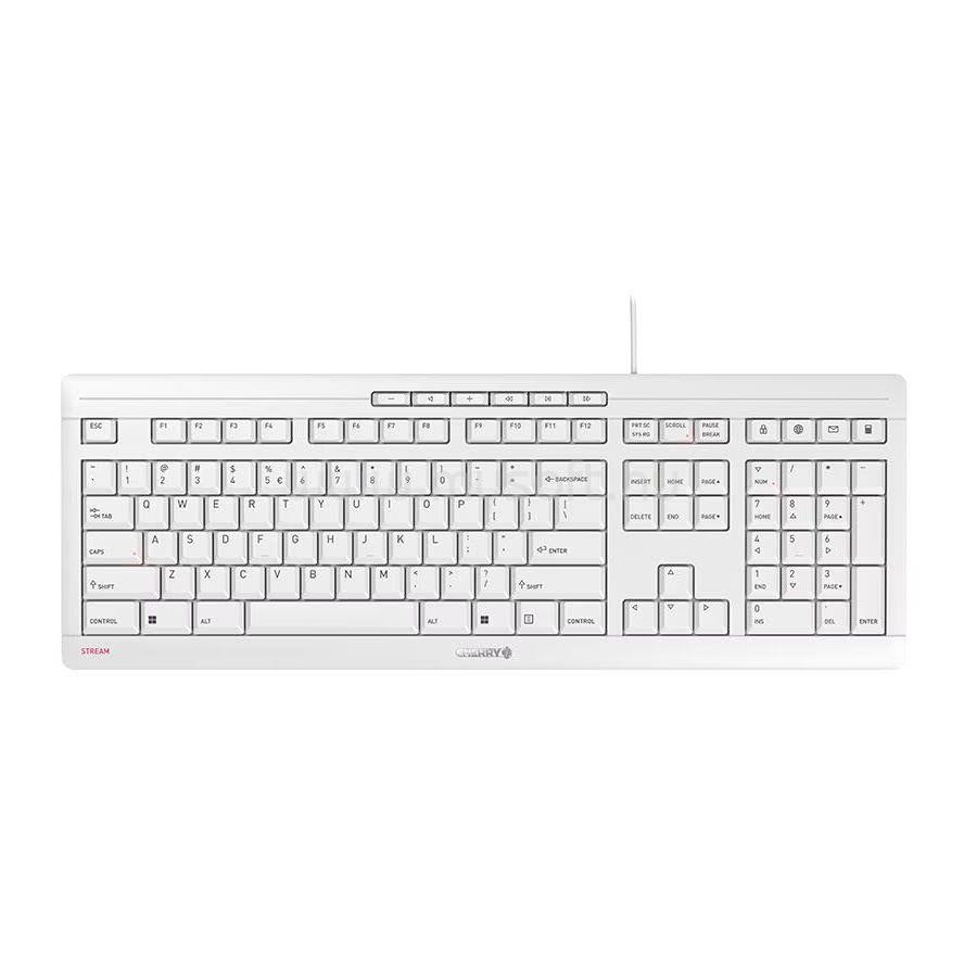 CHERRY Stream Keyboard White HU