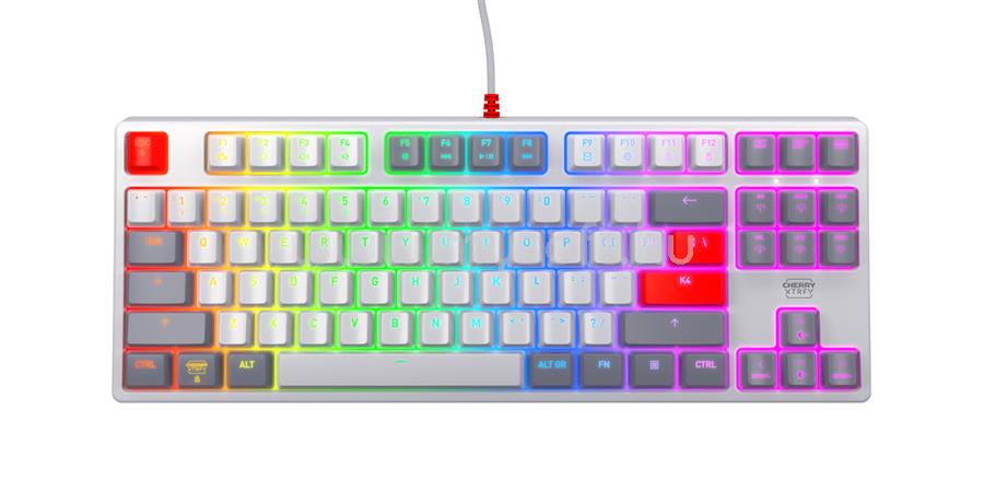 CHERRY XTRFY K4V2 TKL KB RETRO KB CORDED MECHANICAL MX RED US