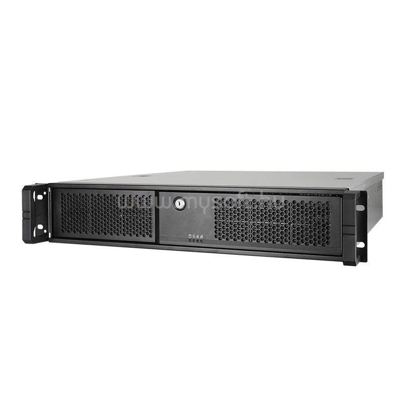 CHIEFTEC 19" 2U Rackbe építhető fekete (táp nélküli) ATX ház